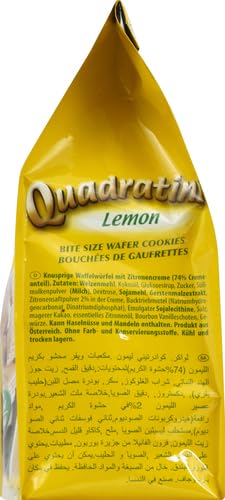 A. Loacker USA Quadratini Lemon Wafer Cookies, 4.41 oz