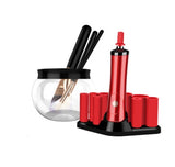 Electric Makeup Brush Cleaner: Polished Handle, Low Noise, Fast Cleaning & Drying with UV-Treated Packaging