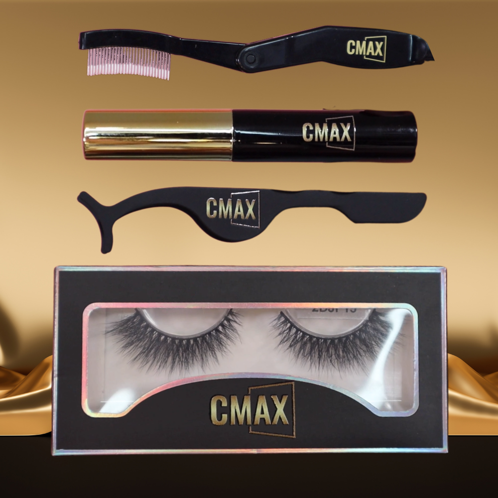 CMax Feather Light False Eyelash Kit