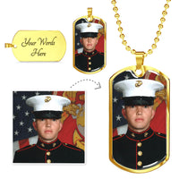 Buy Customized Dog Tag Necklace with Picture - CMAX