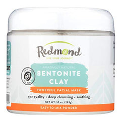 Redmond Clay - Bentonite Clay of 1000 Uses, Soothing Facial Mask, 10 Ounce (4 Pack)4